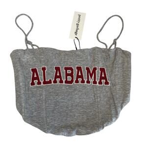 Alabama Crimson Tide Corset Halter Top Size  SMALL Spaghetti Straps University
